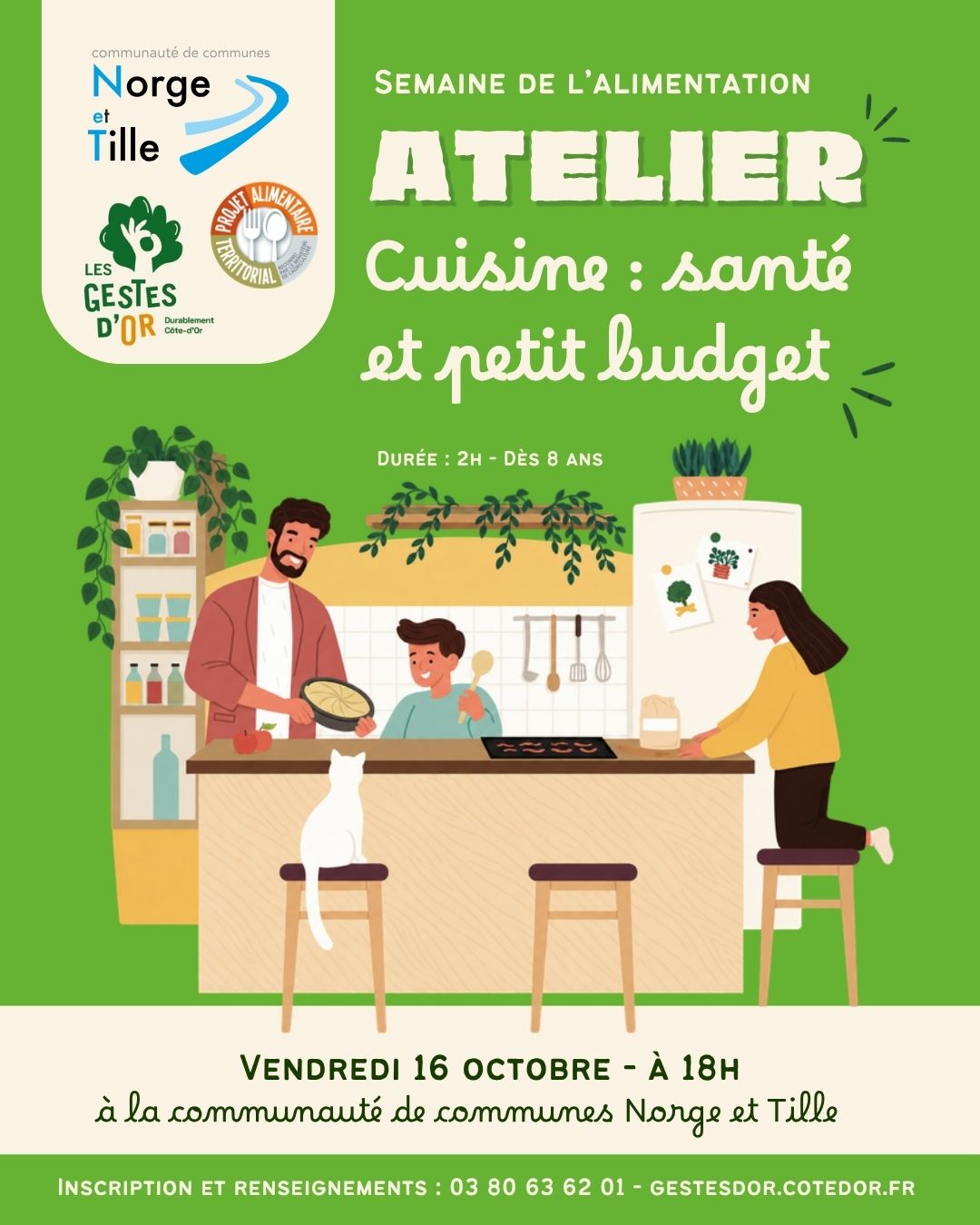 Atelier cuisine : santé et petit budget