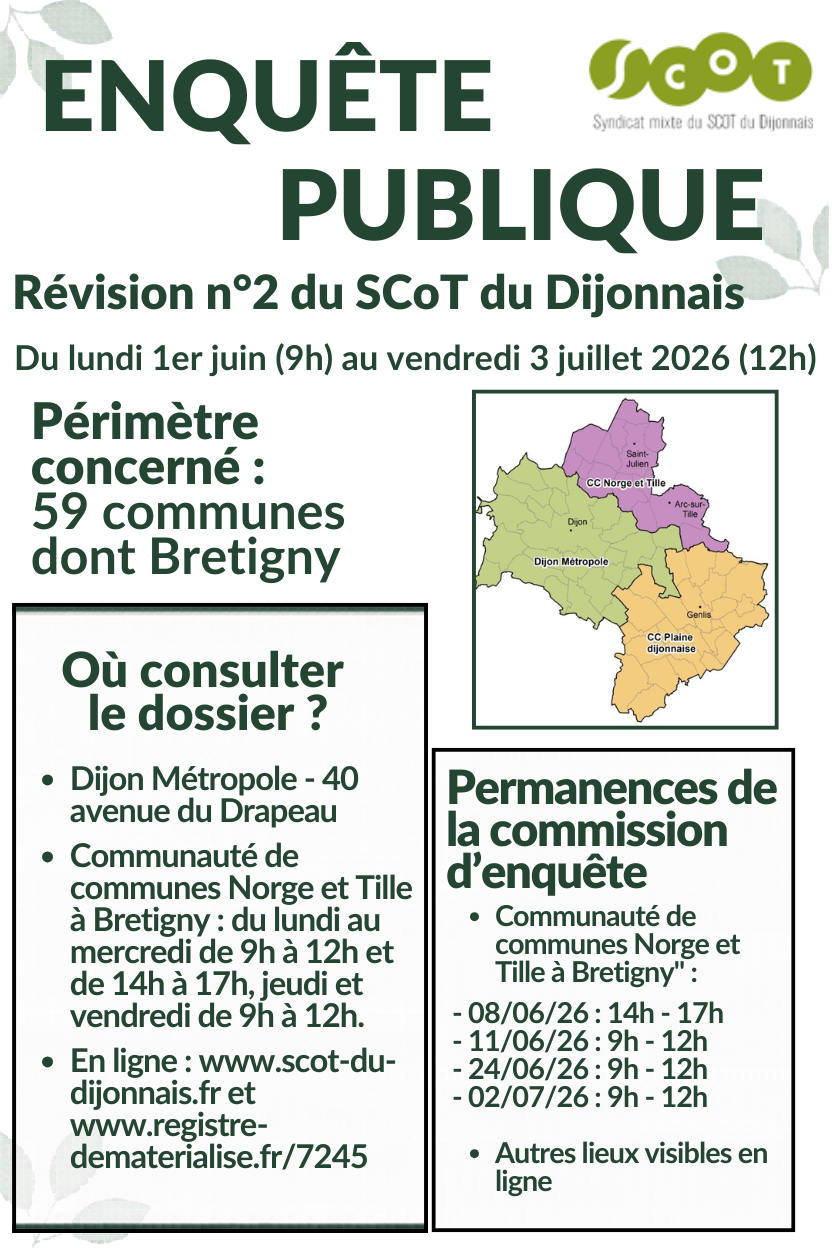 Avis d'Enquête publique SCoT